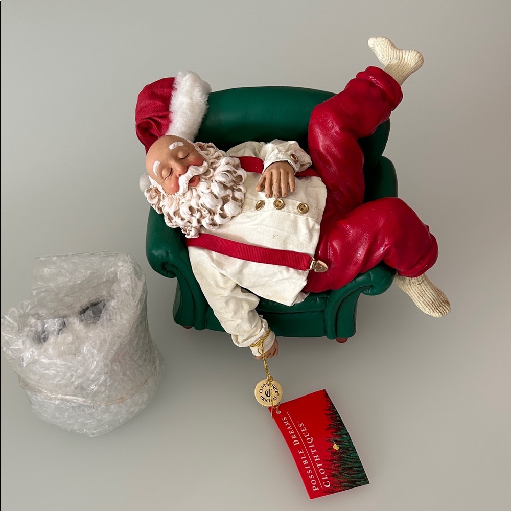 Possible Dreams Holiday - Santa Claus Catching Some Z's - Picture 3 of 7
